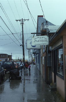 Fig. 7 Main street in Nome, Alaska.