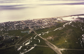 Fig. 8 Aerial view of Nome, Alaska.