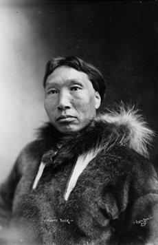 Fig. 12 Portrait of the Iñupiaq carver Angokwazhuk or Happy Jack (c.1875-1918).