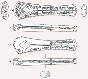 Illustration of the arrow-shaft straightener