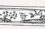 Fig. 3 Person throwing a bola. Detail from engraved drill bow. 