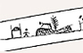 Fig. 3 Winter house with storage platform. Detail from engraved drill bow.