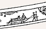 Fig. 1 Sled scene. Detail from engraved drill bow. 